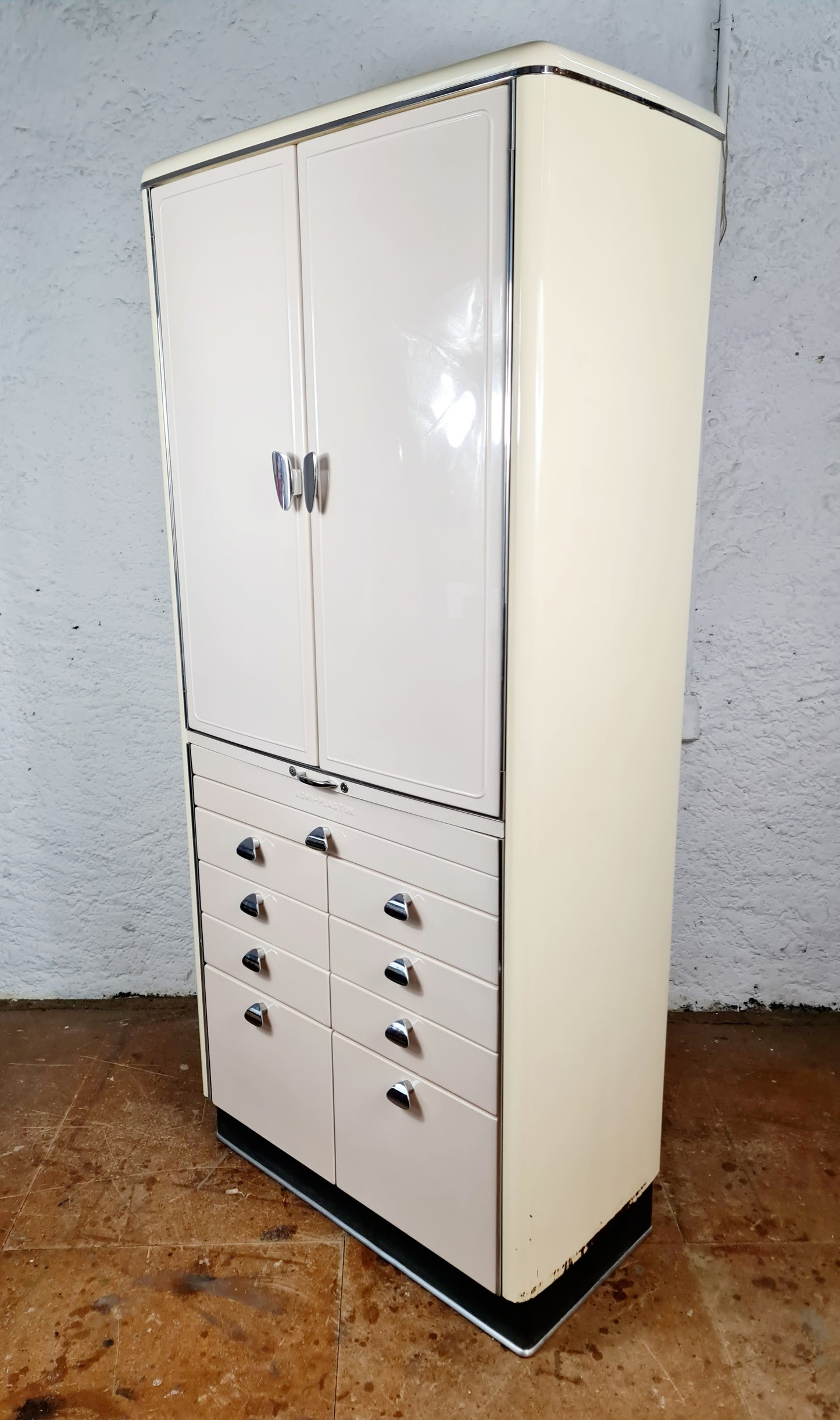 Cabinet de médecin Admi-Plaston vintage, cabinet de dentiste, meuble bar
