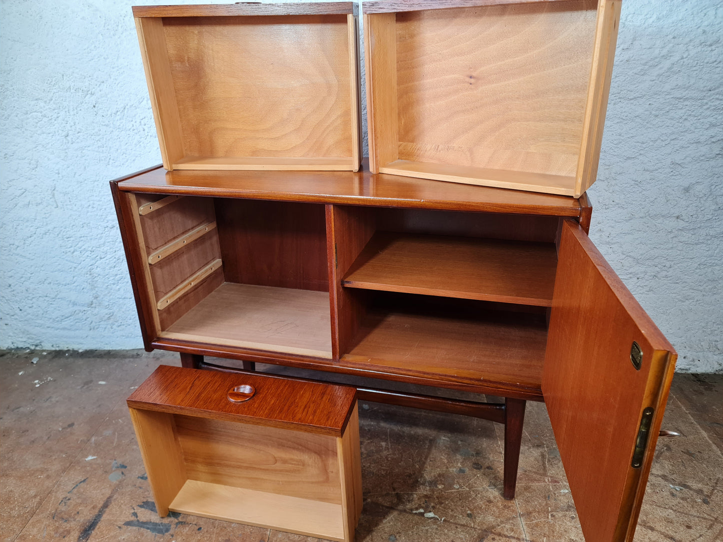 Mid-Century Kommode Bartels – Sideboard, Anrichte, Teakmöbel