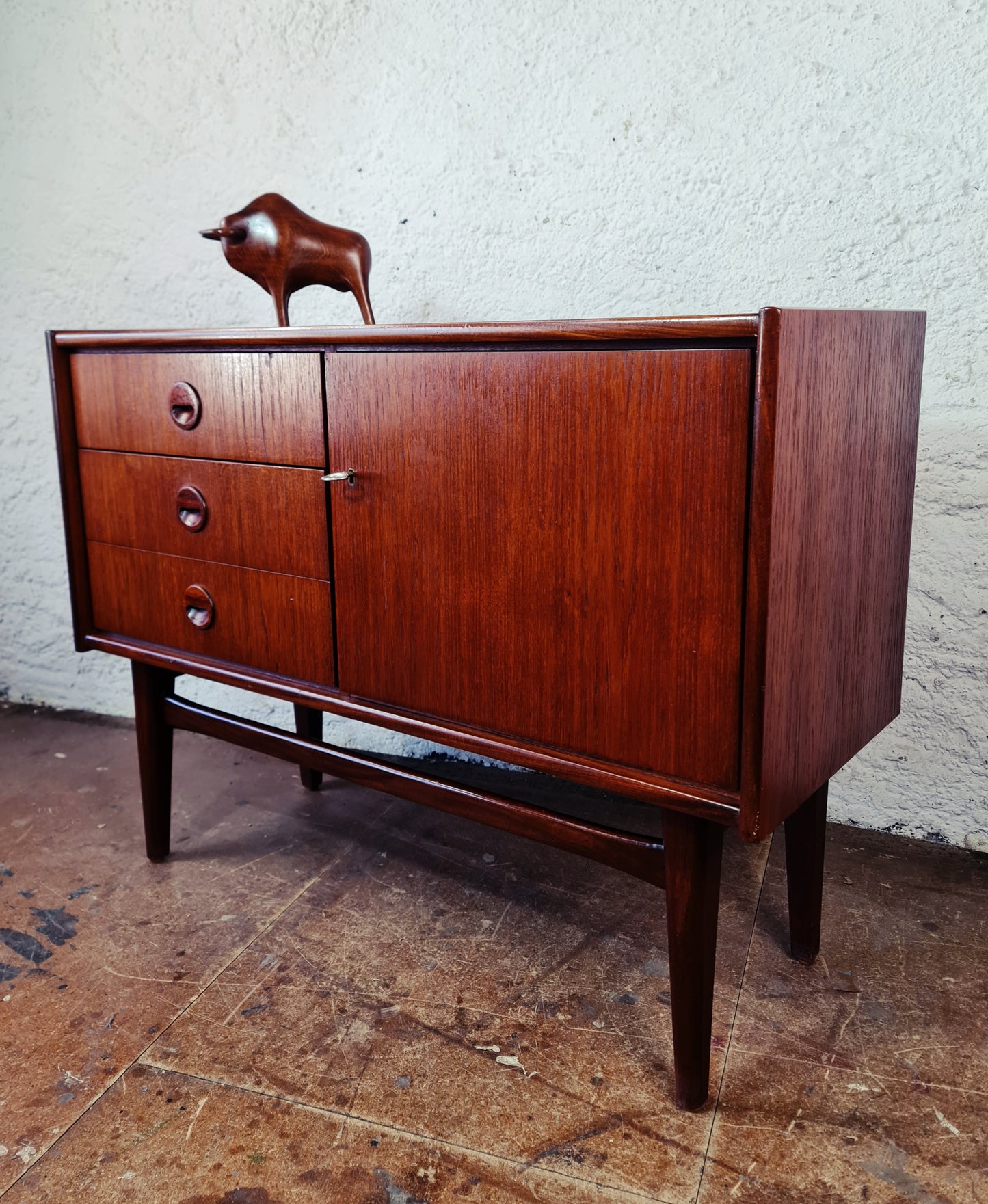 Mid-Century Kommode Bartels – Sideboard, Anrichte, Teakmöbel